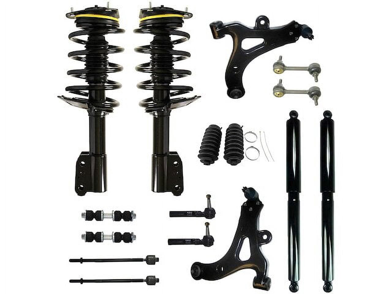 Front and Rear Shock Strut Coil Spring Control Arm Kit - Compatible ...