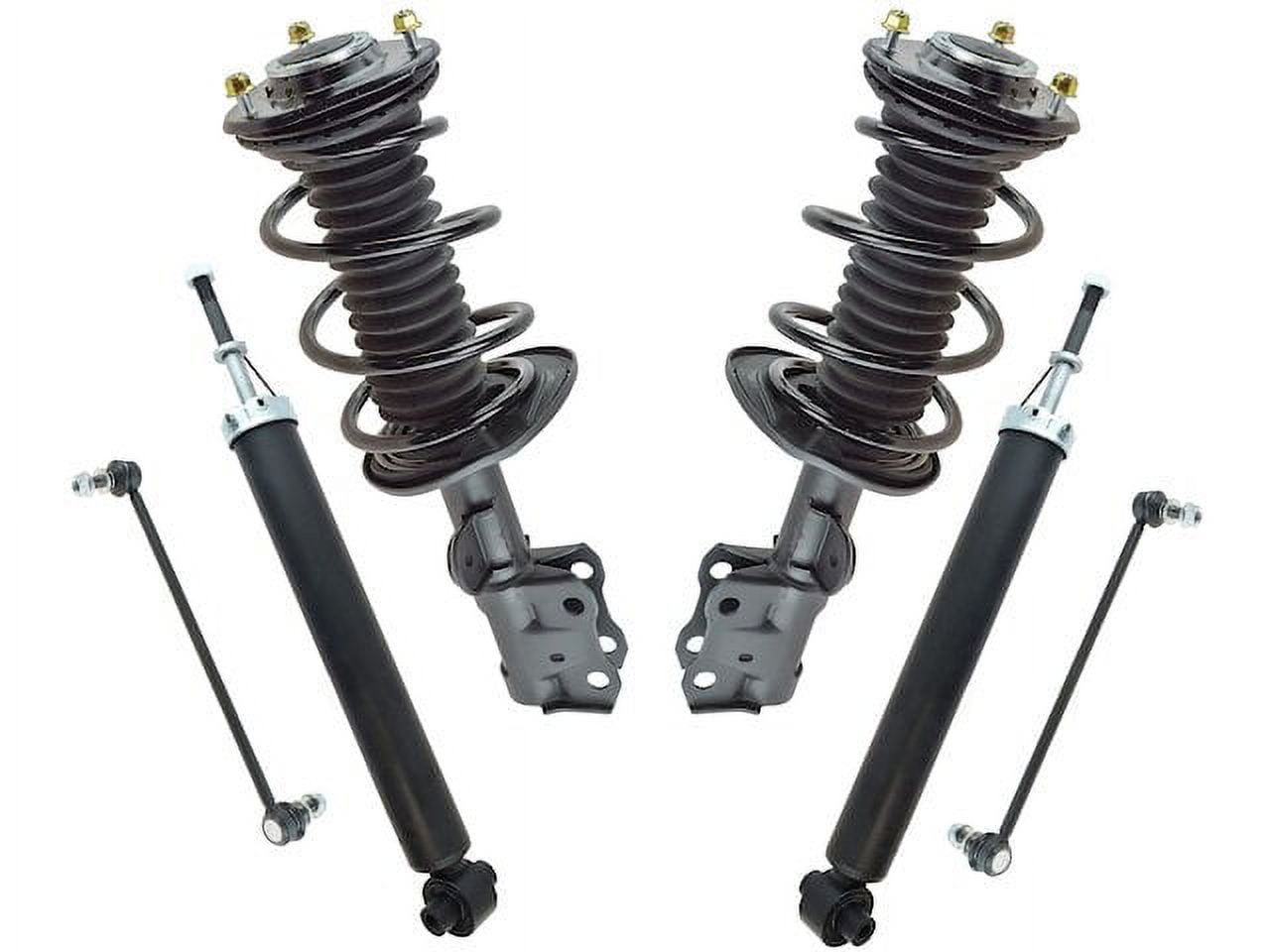 TRQ Front And Rear Complete Strut Assembly & Shock Absorber Kit Complete Strut Coil Spring Assembly Fits Select 2016 2021 Honda Civic - View #6