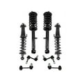 thumbnail image 1 of Front and Rear Shock Strut Coil Spring Sway Bar Link Kit 8 Piece - Compatible with 2007 - 2011 GS350 RWD 2008 2009 2010, 1 of 2