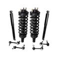 thumbnail image 1 of Front and Rear Shock Strut Coil Spring Sway Bar Link Kit - Compatible with 2004 - 2007 GMC Envoy 2005 2006, 1 of 2