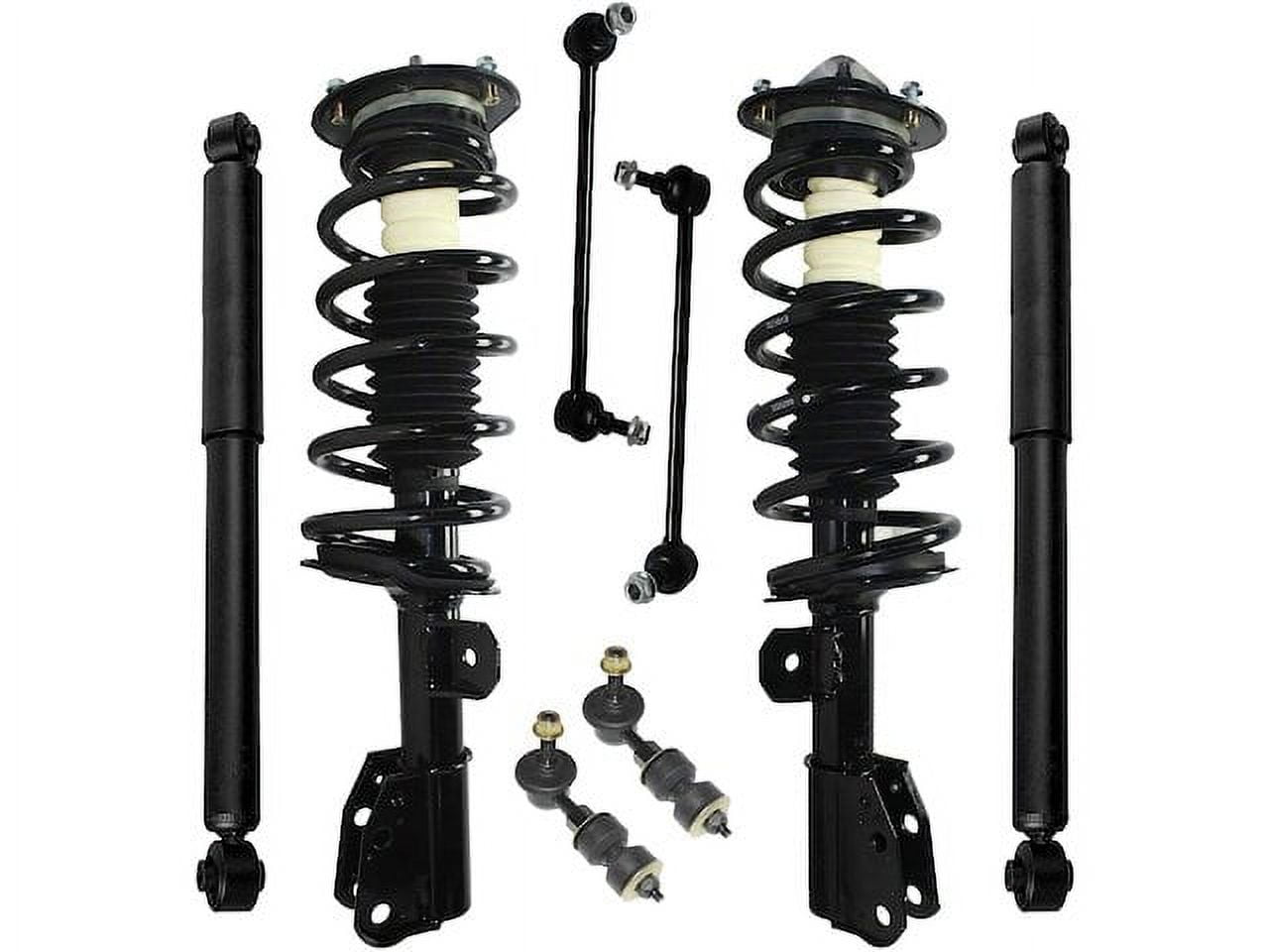Front and Rear Shock Strut Coil Spring Sway Bar Link Kit Compatible