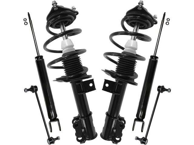 ECC PP Front Complete Struts For 2011-2014 Hyundai Sonata & 2011-2015 Kia Optima – 2pc Set