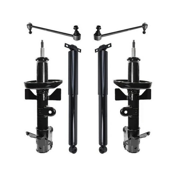 Front and Rear Shock Strut Coil Spring Sway Bar Link Kit - Compatible with 2012 - 2017 Honda Odyssey 2013 2014 2015 2016