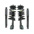 thumbnail image 1 of Front and Rear Shock Strut and Coil Spring Kit 4 Piece - Compatible with 1987 - 1995 Dodge Caravan 1988 1989 1990 1991 1992 1993 1994, 1 of 2