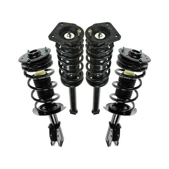 Front and Rear Shock Strut and Coil Spring Kit 4 Piece - Compatible with 2000 - 2005 Pontiac Sunfire 2001 2002 2003 2004