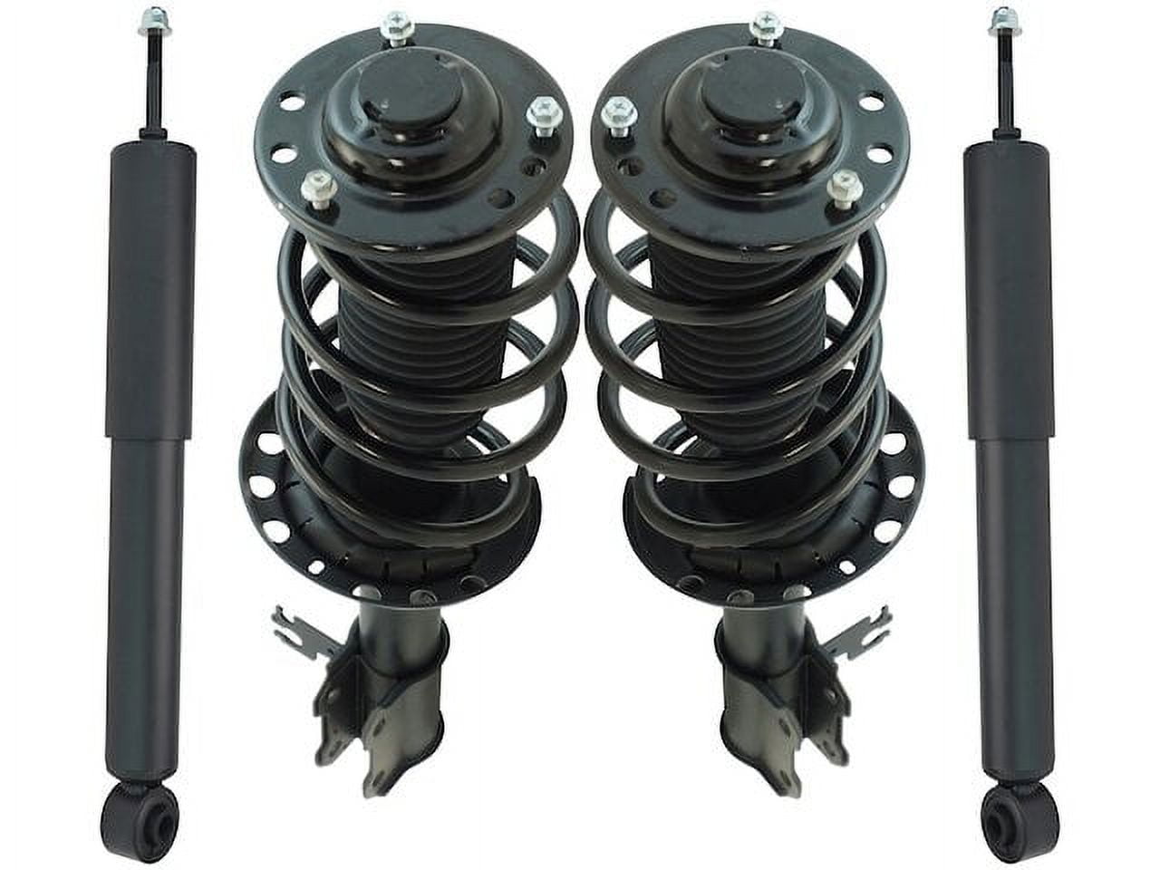 Complete 4-Piece Front & Rear Shock Strut And Coil Spring Kit For 2017-2020 Hyundai Elantra (2.0L & 1.4L)