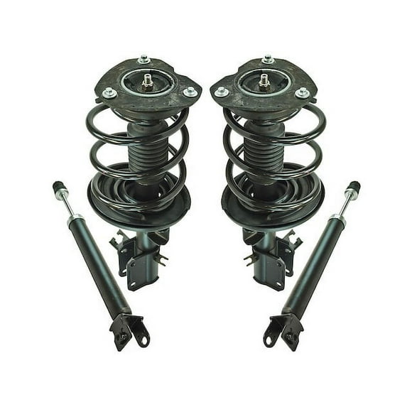 Front and Rear Shock Strut and Coil Spring Kit 4 Piece - Compatible with 2009 - 2014 Nissan Maxima 2010 2011 2012 2013