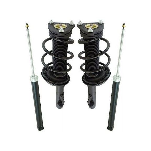 Front and Rear Shock Strut and Coil Spring Kit 4 Piece - Compatible with 2013 - 2019 Ford Escape 2014 2015 2016 2017 2018