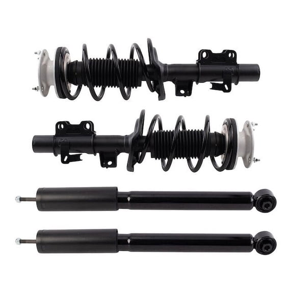 Front and Rear Shock Strut and Coil Spring Kit 4 Piece - Compatible with 2014 - 2019 Cadillac CTS 2015 2016 2017 2018