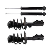 Front and Rear Shock Strut and Coil Spring Kit 4 Piece - Compatible with 2016 - 2022 Chevy Malibu 2017 2018 2019 2020 2021