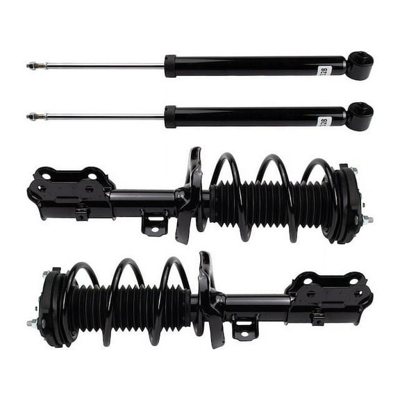 Front and Rear Shock Strut and Coil Spring Kit 4 Piece - Compatible with 2017 - 2020 Hyundai Elantra 2018 2019