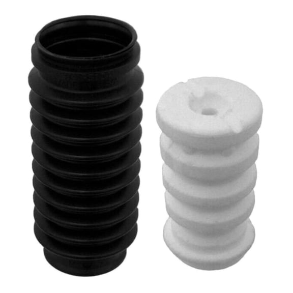 Front and Rear Shock and Strut Boot Set with Zip-Ties - Universal Automotive Application