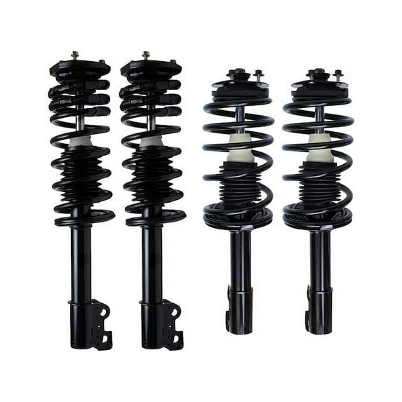 Front and Rear Strut Assembly Set - Compatible with 1991 - 1992 Saturn SC Base