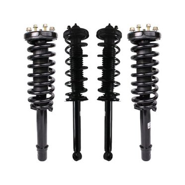 Jupiterauto Complete Strut Assembly Kit (4PCS) For 2003-2007 Honda Accord 2.4L 3.0L