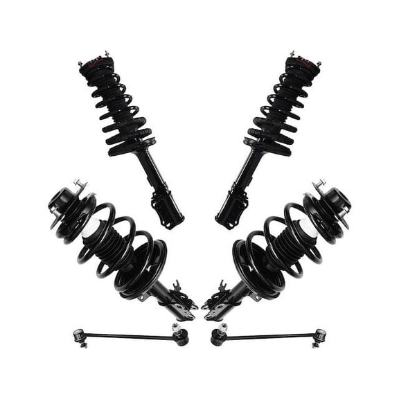 Front and Rear Strut Assembly and Sway Bar Link Kit - Compatible with 1999 - 2003 Toyota Solara 3.0L V6 2000 2001 2002