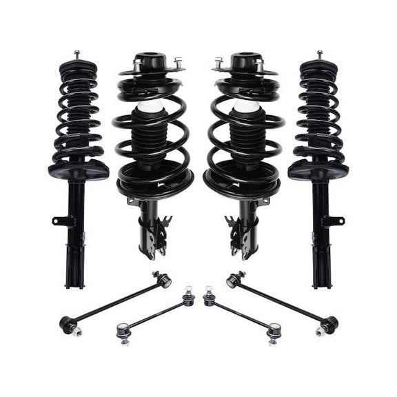 Front and Rear Strut Assembly and Sway Bar Link Kit - Compatible with 1999 - 2003 Toyota Solara 3.0L V6 2000 2001 2002