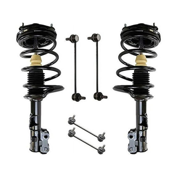 Front and Rear Strut Assembly and Sway Bar Link Kit - Compatible with 2007 - 2010 Kia Rondo 2008 2009