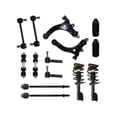 thumbnail image 1 of Front and Rear Strut Coil Spring Control Arm Tie Rod Kit - Compatible with 2005 - 2009 Buick LaCrosse 2006 2007 2008, 1 of 2
