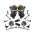 thumbnail image 1 of Front and Rear Strut Coil Spring Wheel Hub Ball Joint Kit 16 Piece - Compatible with 2004 - 2013 Chevy Impala 2005 2006 2007 2008 2009 2010 2011 2012, 1 of 2