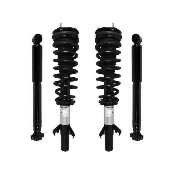 Front and Rear Strut Coil Spring and Shock Absorber Kit - 4 Piece - Compatible with 2003 - 2008 Mazda 6 2004 2005 2006 2007