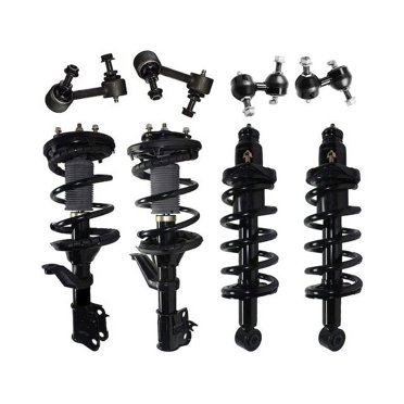 Front Strut & Sway Bar Kit For 2012 Honda Civic Sedan – Left & Right Assemblies By Detroit Axle (4pc)