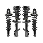 Front and Rear Strut and Coil Spring Assembly Set of 4 - Compatible with 2003 - 2008 Toyota Corolla 2004 2005 2006 2007