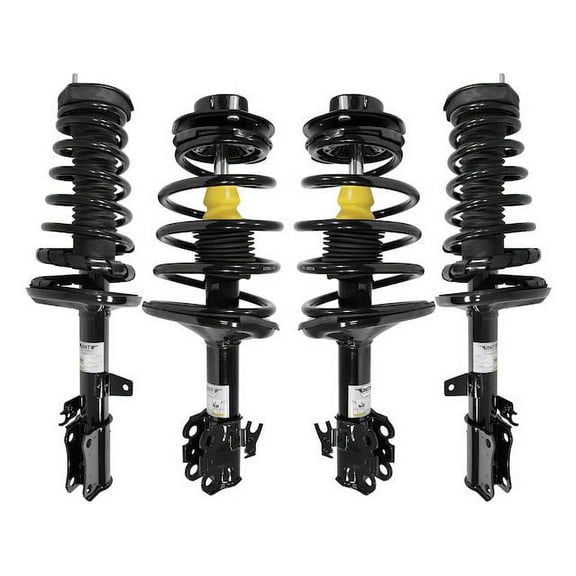 Front and Rear Strut and Coil Spring Kit - Compatible with 1995 - 1996 Toyota Camry