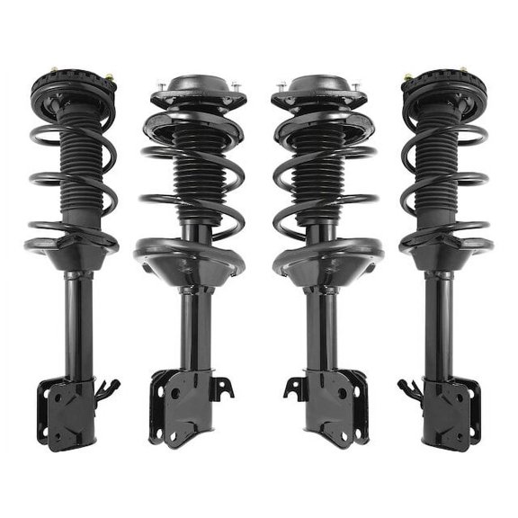 Front and Rear Strut and Coil Spring Kit - Compatible with 2002 - 2003 Subaru Impreza Sedan