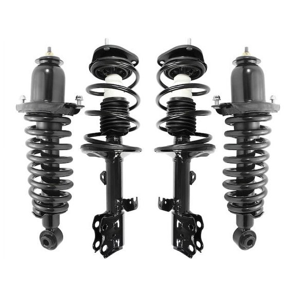 Front and Rear Strut and Coil Spring Kit - Compatible with 2009 - 2013 Toyota Matrix AWD 2010 2011 2012