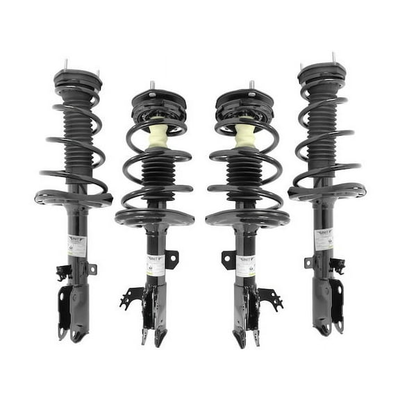Front and Rear Strut and Coil Spring Kit - Compatible with 2012 - 2017 Toyota Camry 2013 2014 2015 2016