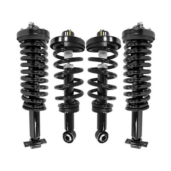 Front and Rear Strut and Coil Spring Kit - Compatible with 2014 - 2017 Ford Expedition 2015 2016