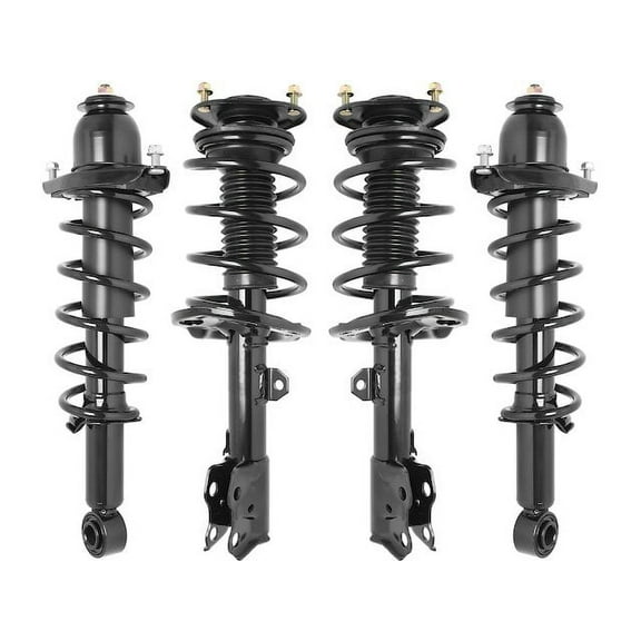 Front and Rear Strut and Coil Spring Kit - Compatible with 2014 - 2019 Toyota Corolla 2015 2016 2017 2018