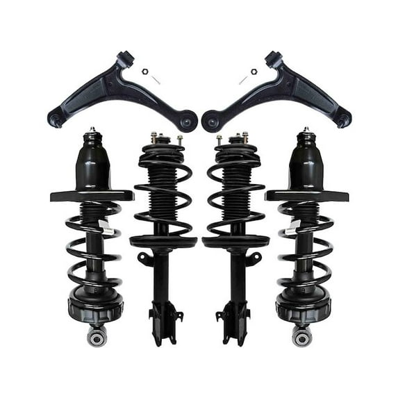 Front and Rear Strut and Control Arm Kit - Compatible with 2006 - 2014 Honda Ridgeline 2007 2008 2009 2010 2011 2012 2013
