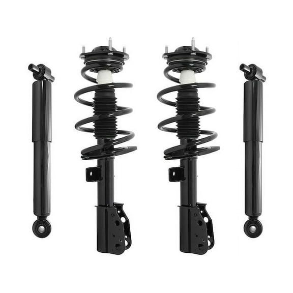Front and Rear Strut and Shock Absorber Assembly Kit - 4 Piece - Compatible with 2013 - 2017 Chevy Traverse 2014 2015 2016