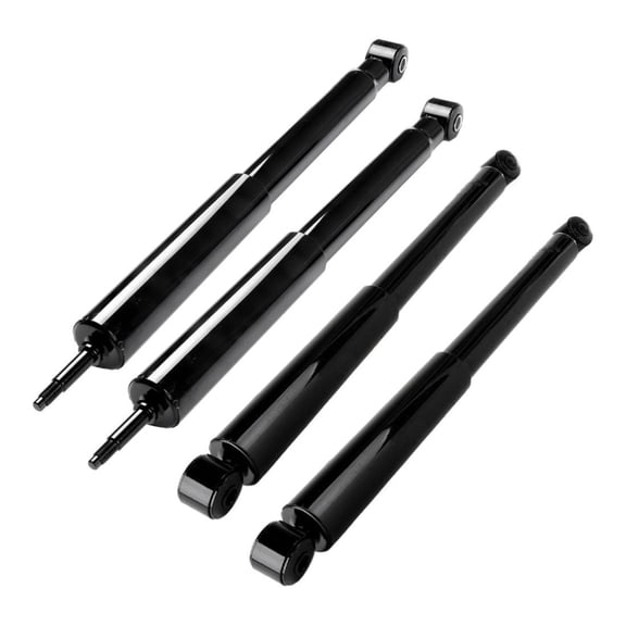 Front and Rear Strut and Shock Absorber Set with Mounting Hardware - 4-Piece Steel Construction
