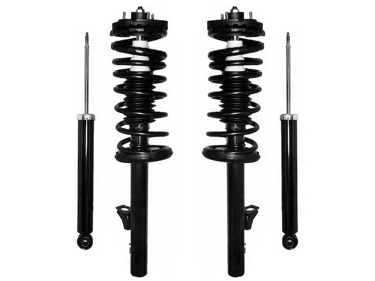 Front and Rear Suspension Strut Coil Spring and Shock Absorber Assembly ...