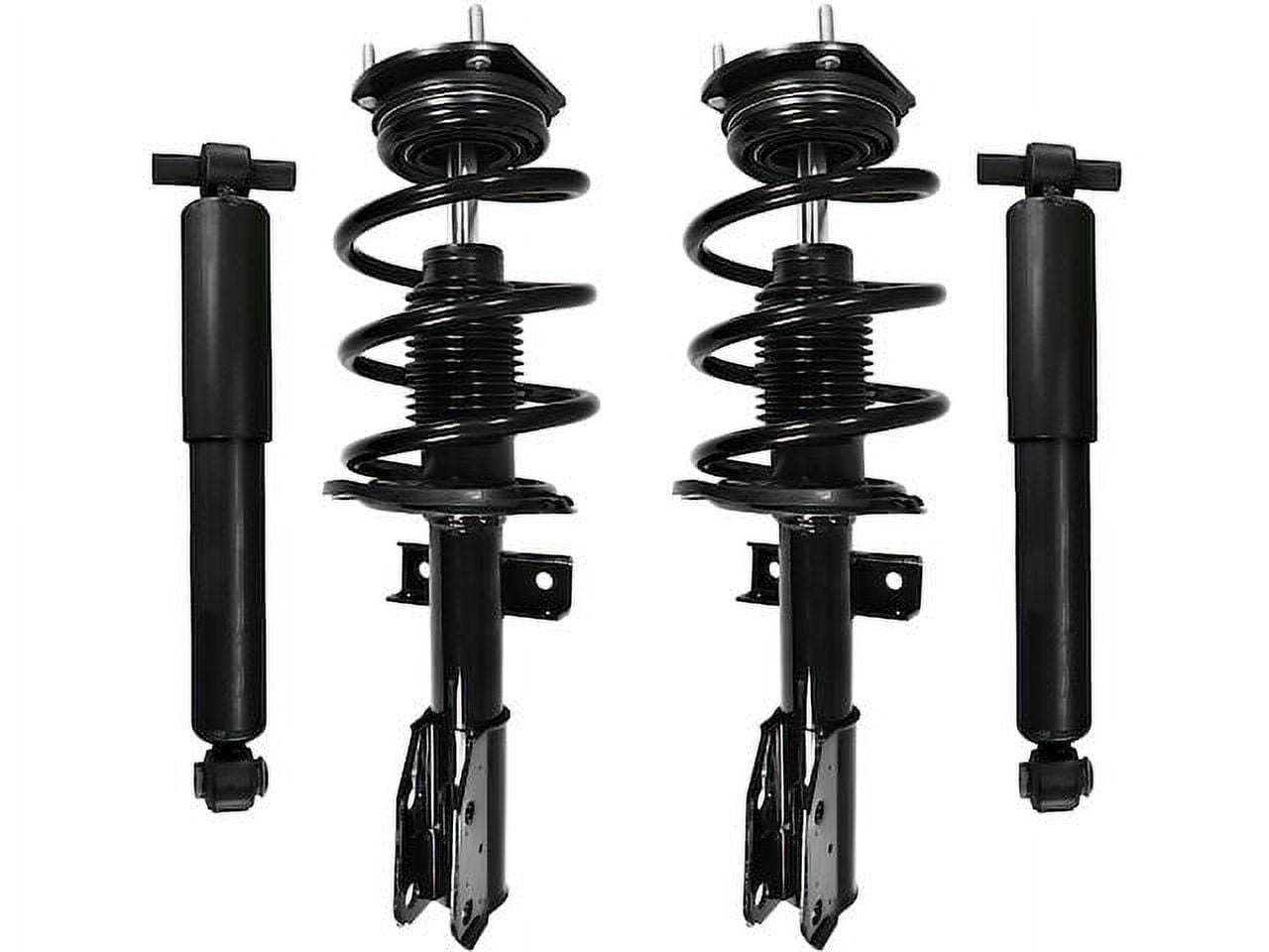 Front and Rear Suspension Strut Coil Spring and Shock Absorber Assembly ...