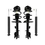 Front and Rear Suspension Strut Coil Spring and Shock Absorber Assembly Kit - 4 Piece - Compatible with 2009 - 2014 Nissan Murano 2010 2011 2012 2013