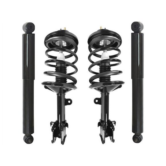Front and Rear Suspension Strut and Shock Absorber Assembly Kit - 4 Piece - Compatible with 2003 - 2008 Honda Pilot 2004 2005 2006 2007