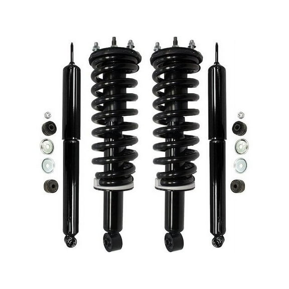 Front and Rear Suspension Strut and Shock Absorber Assembly Kit - Compatible with 2000 - 2006 Toyota Tundra 2001 2002 2003 2004 2005