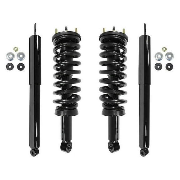 Front and Rear Suspension Strut and Shock Absorber Assembly Kit - Compatible with 2000 - 2006 Toyota Tundra 4WD 2001 2002 2003 2004 2005