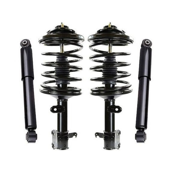 Front and Rear Suspension Strut and Shock Absorber Assembly Kit - Compatible with 2001 - 2002 Acura MDX