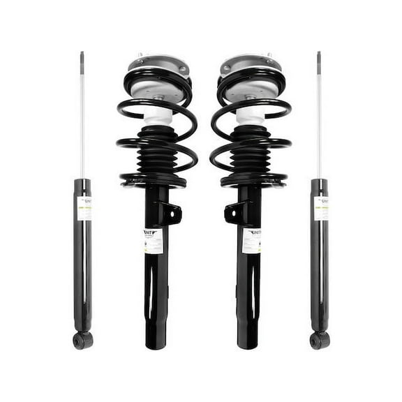 Front and Rear Suspension Strut and Shock Absorber Assembly Kit - Compatible with 2001 - 2005 BMW 330i 2002 2003 2004
