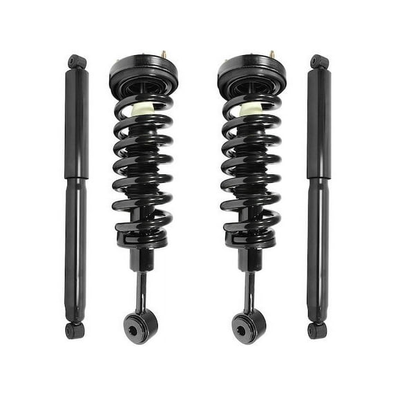 Front and Rear Suspension Strut and Shock Absorber Assembly Kit - Compatible with 2004 - 2008 Ford F-150 2005 2006 2007