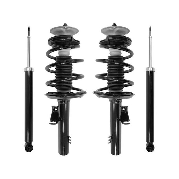 Front and Rear Suspension Strut and Shock Absorber Assembly Kit - Compatible with 2004 - 2010 BMW X3 2005 2006 2007 2008 2009