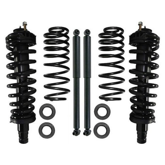 Front and Rear Suspension Strut and Shock Absorber Assembly Kit - Compatible with 2005 - 2008 Saab 9-7x 2006 2007