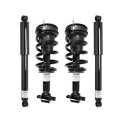 Front and Rear Suspension Strut and Shock Absorber Assembly Kit - Compatible with 2007 - 2014 Cadillac Escalade ESV 2008 2009 2010 2011 2012 2013