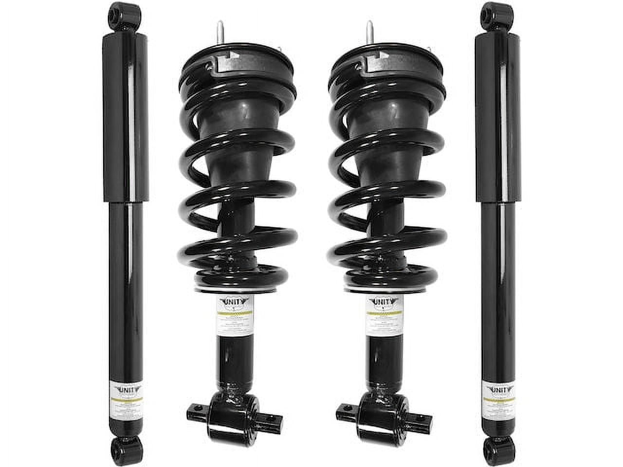 Front and Rear Suspension Strut and Shock Absorber Assembly Kit - Compatible with 2007 - 2014 GMC Yukon XL 1500 2008 2009 2010 2011 2012 2013