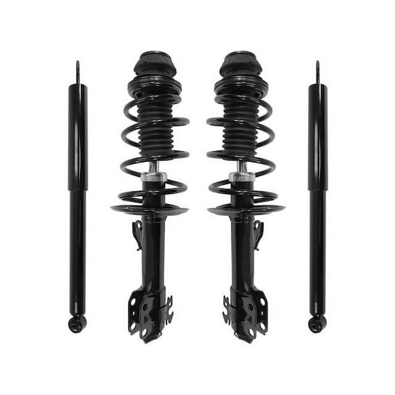 Front and Rear Suspension Strut and Shock Absorber Assembly Kit - Compatible with 2008 - 2010 Scion xD 2009