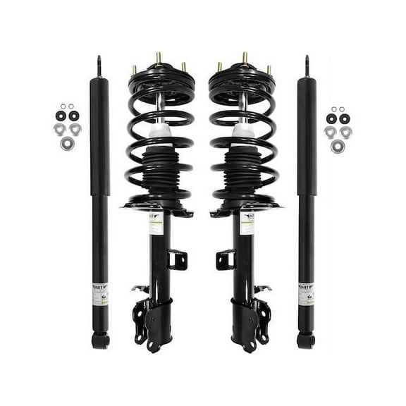 Front and Rear Suspension Strut and Shock Absorber Assembly Kit - Compatible with 2008 - 2011 Mercury Mariner 2009 2010